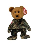 TY Beanie Baby HERO USA Version (Flag on Right Arm) 8.5&quot; Stuffed Animal - $180.87 MXN