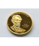 American Mint Presidents of the Republican Party Abraham Lincoln Layered... - £18.59 GBP