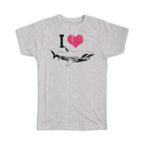 I Love Shark : Gift T-Shirt Great White Water Animal For Teenager Room Decor Dan - £14.09 GBP