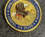 OPERATION ENDURING FREEDOM REMEMBER 9/11 WORLD TRADE CENTER CHALLENGE COIN - £11.93 GBP