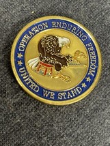 Operation Enduring Freedom Remember 9/11 World Trade Center Challenge Coin - £11.90 GBP