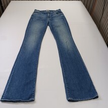 Mother RN#133376 Women's Blue Cotton Blend Bootcut Denim Jeans Size 27 (26×34) image 13