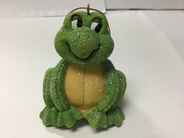 ornament Christmas frog sparkle 65511 - $223.01 MXN