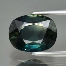 Greenish Blue Sapphire. 2.24 cwt. Natural Earth Mined .Appraised :$450.US - £156.36 GBP
