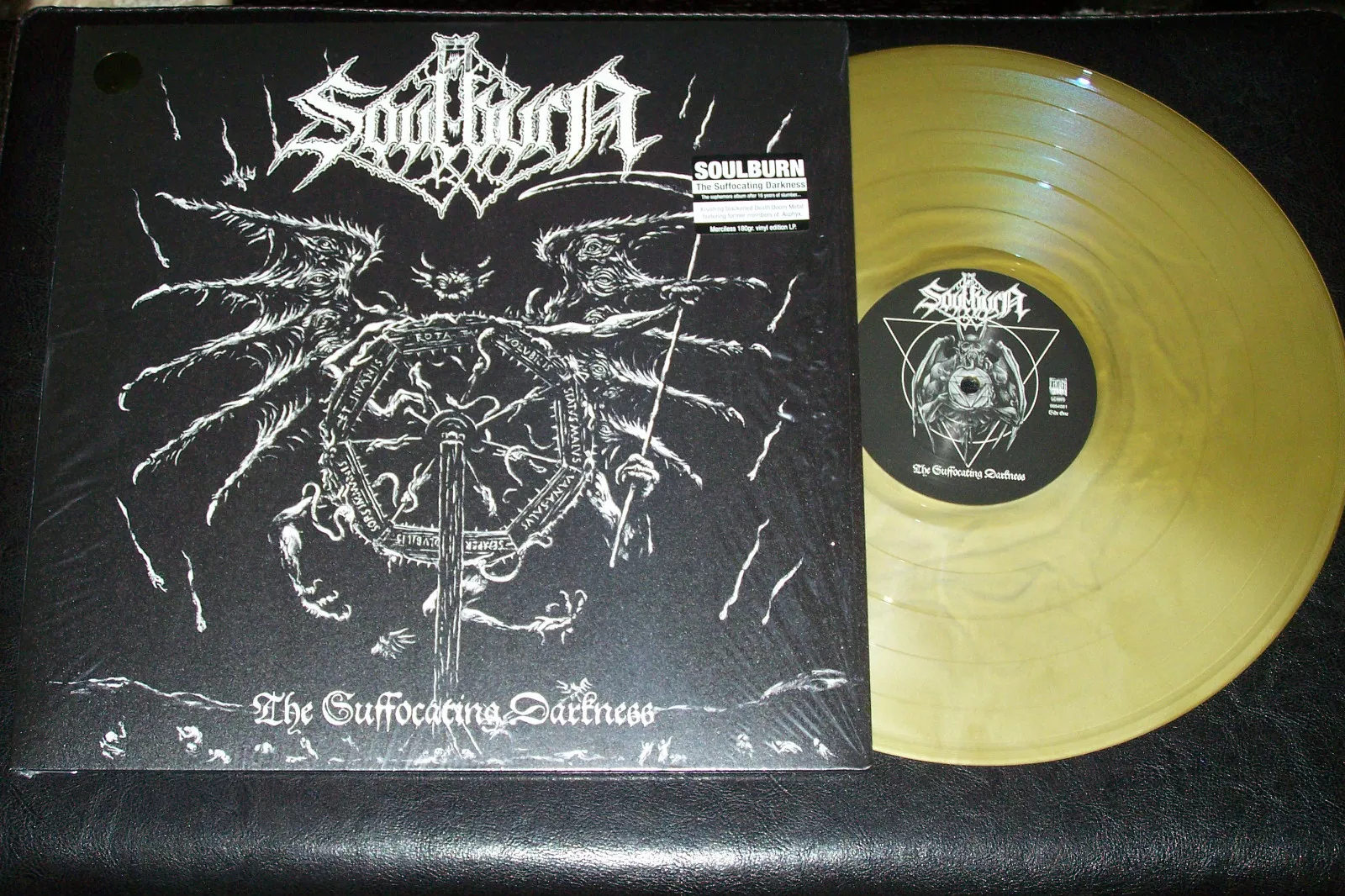 Soulburn - The Suffocating Darkness (golden LP) 100 copies - $69.30