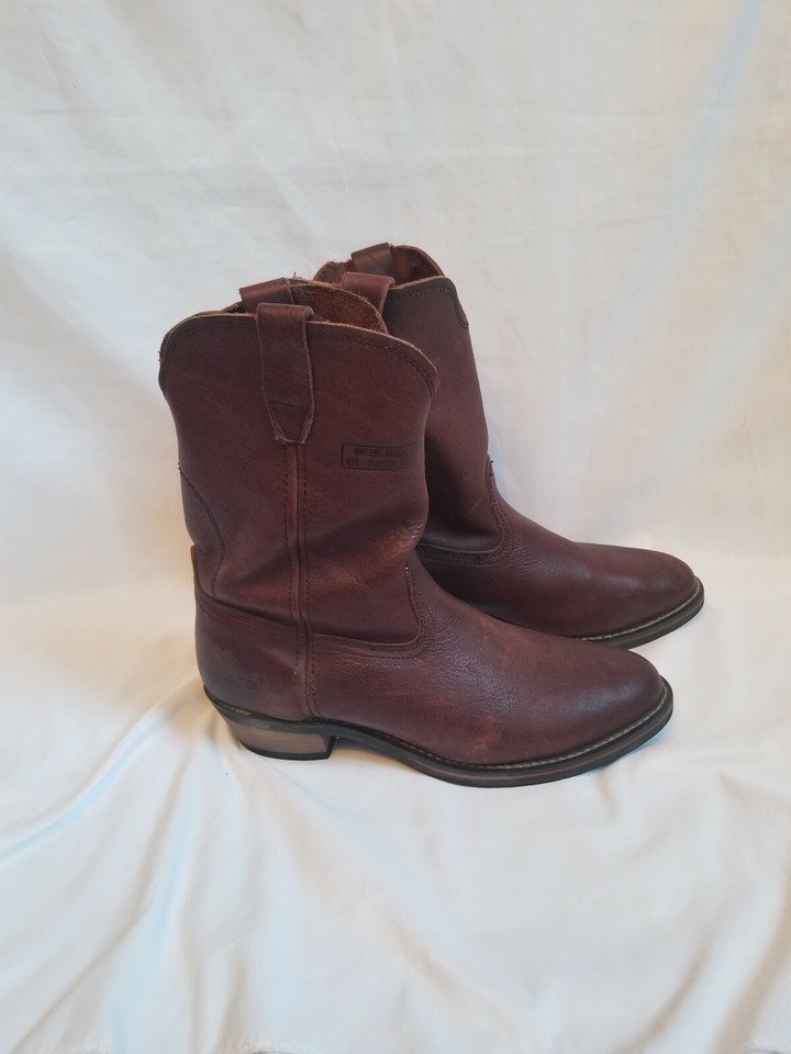 AD TEC  BROWN OIL TANNED LEATHER WATER PROOF BOOTS SIZE 10.5W - $54.32