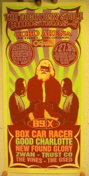 Box Car Racer Good Charlotte Silk Screen Poster Blink-182 Blink182 Blink... - $180.64