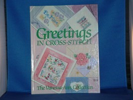 BOOK Greetings In Cross Stitch The Vanessa-Ann Collection Oxmoor House - £2.21 GBP