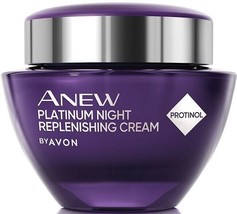 Avon Platinum Anew Replenishing Night Cream with Protinol  1.7oz / 50 g - £19.64 GBP
