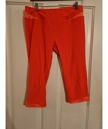 Under Armour Heatgear Compression Capri Leggings Womens Size L Gym Pants... - $14.80
