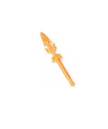 SM Gold King Spear Weapon B for Army Knight soldier Custom Minifigures  - $7.89