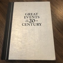 Great Events of the 20th Century edited by Richard Marshall / 1977 Hardcover - £4.65 GBP