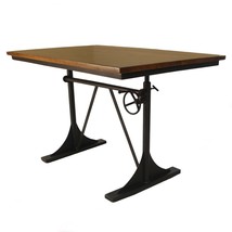 Carolina Cottage TSD3048ELMBLK Brio Adjustable Table, Elm &amp; Black - £351.29 GBP