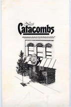 Nico&#39;s Catacombs Menu Fort Collins Colorado 1988 - £29.55 GBP