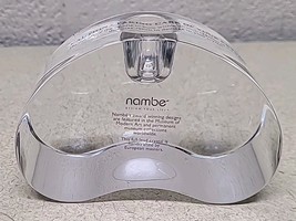 Vintage Nambe Crystal Platinum Modern Shape Candle Holder - New - $44.89