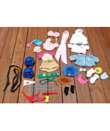 Lot of 33 Pcs Build A Bear Clothes &amp; Accessories Boy &amp; Girl Camp Scout H... - £20.07 GBP