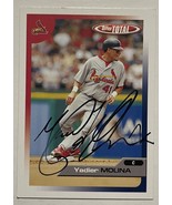 Yadier Molina Autographed 2005 Topps Total Baseball Card - St. Louis Car... - $950.34 MXN