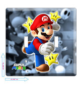 SUPER MARIO BROTHERS STARS 2 GANG LIGHT SWITCH WALL PLATES KIDS GAME ROO... - $354.77 MXN