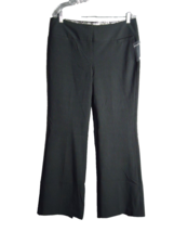 Metaphor Modern Fit Bootcut Black Pinstripe Trouser Pant 8 Average New - $19.79