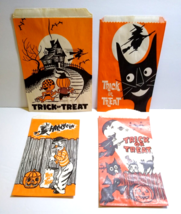 Halloween Witch Ghost Black Cats Candy Trick Or Treat Goodie Loot Bags L... - £15.31 GBP