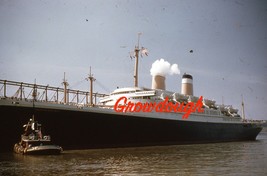SS Independence American Export Line Pier 84 35mm Slide 1956 - £29.73 GBP