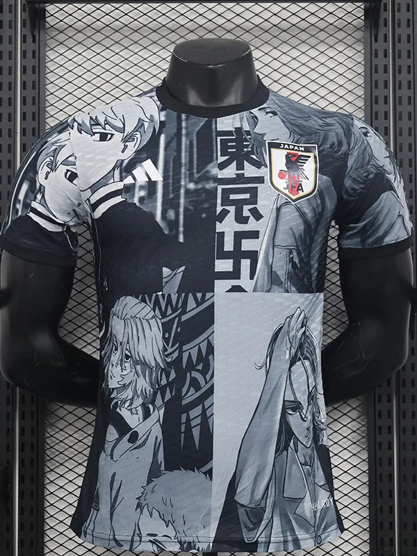 2024 Japan Black Grey Special Edition Player Version Soccer Jersey - £78.35 GBP