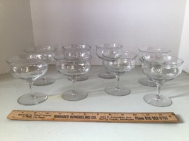 Dessert Dish Glass Crysta Petite Cups Set of 8 - £27.25 GBP