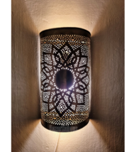 Oriental glow copper wall light,Unique craftsmanship Home lighting fixtu... - $120.00