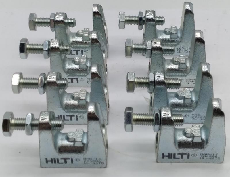  Hilti MAB-13 204806 Base Clamp Lot of 8 - $54.25