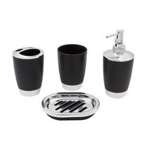4 Pieces Bathroom Set/Accessories-Gift Package Dispenser Toothbrush Holder - £22.72 GBP