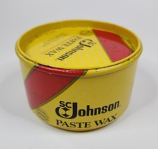SC Johnson Paste Wax 16 oz. Tin Can Original Formula Partial Used 50% - £19.12 GBP