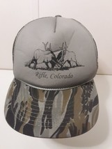 Vintage Rifle Colorado Camo Camouflage Snapback Truckers Cap Hat - £11.82 GBP