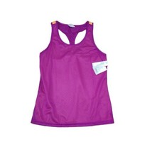 Danskin Sports Jersey Tank Top Womens Size Medium Reversible Purple Orange - £5.91 GBP