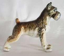 Vintage Schnauzer Figure Porcelain Dog - £27.97 GBP