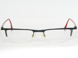 Nos E Nj Oy E 5756 D Matt Black /GUNMETAL /RED Eyeglasses Glasses E5756 47-18-135 - £50.31 GBP