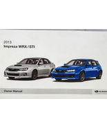 2013 Subaru Impreza Wrx/Sti Operatori Owner Proprietari Manuale OEM Fabb... - £35.51 GBP