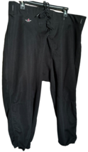 Alleson Athletic Mens Size 2XL Black Football Pants Below Knee Front Tie Up - $156.04 MXN