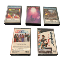 80&#39;s/90&#39;s Christian Rock Cassette Tape Lot of (5) -(3)Petra, (2)White Heart - $47.49