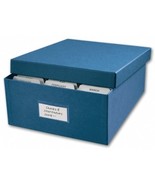 ABC Check Storage Box w/12 Dividers, 12&quot; x W 9-7/8&quot; x H 4-5/8&quot;, Blue - £28.11 GBP