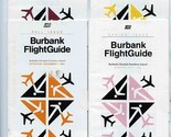 Burbank Glendale Pasadena Airport Flight Guides Spring Summer Fall Winte... - £42.23 GBP