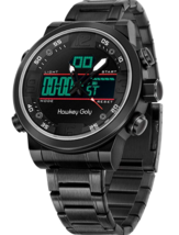 Hawkey Goly Quartz Men&#39;s Watch Date Display Chronograph Sport Analog - £25.91 GBP