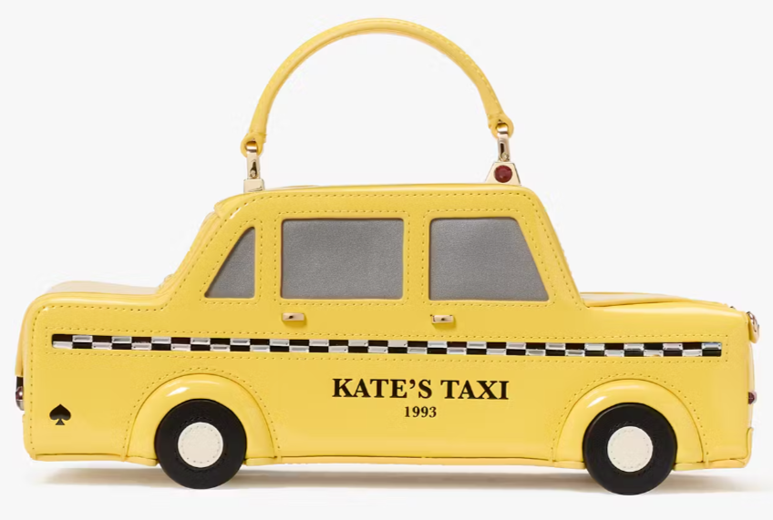 Kate Spade 3D NYC Taxi Yellow Cab Crossbody Bag KI975 NWT Collectible $469 MSRP