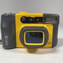 Minolta Vectis Weathermatic Dual 35mm Point & Shoot Film Camera W/ Case Read - $36.62