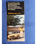 1973 Greyhound Rent-a-Car Brochure - Florida CHEVROLET CARS - $27.12 CAD