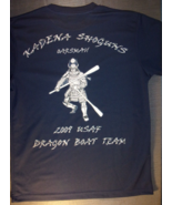 USAF AIR FORCE  UNIVERSITY W PHOENIX BLUE MEDIUM SHIRT KADENA SHOGUNS OA... - $566.03 MXN