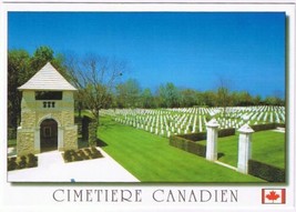Postcard The Canadian Cemetery Bany-Sur-Mer France - £3.91 GBP
