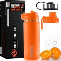 SQUATZ 40 Oz Neptune Stainless Steel Water Bottle - Orange (Open Box) - $14.39