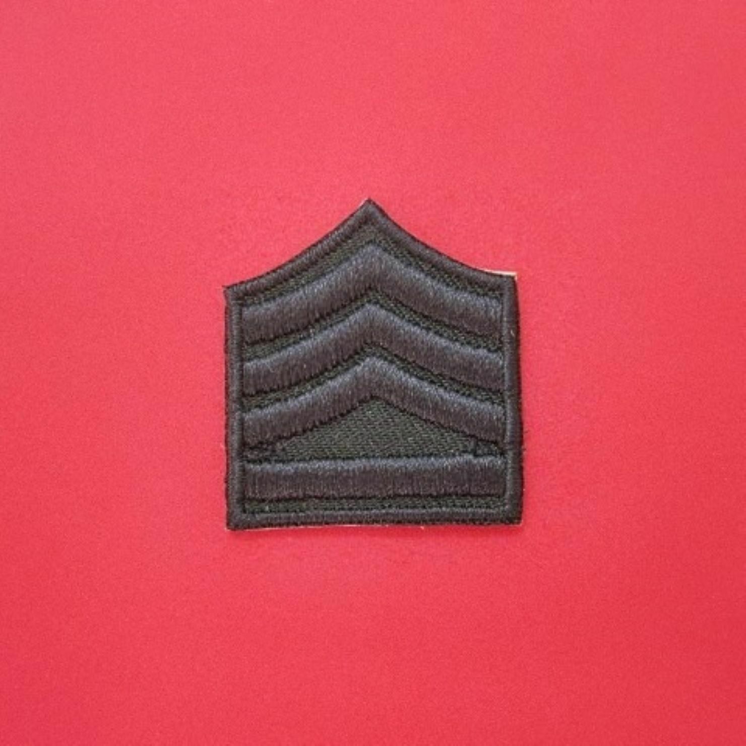 Police Sergeant Major ROYAL THAI POLICE RANK Original Patch Black - $5.00