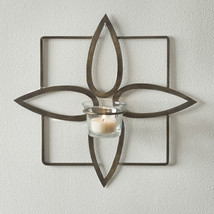 Olivia Candle Sconce in antiqued brass finish - $28.00