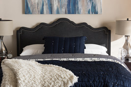 Carlyn Dark Gray Fabric Queen Size Headboard - $2,984.59 MXN
